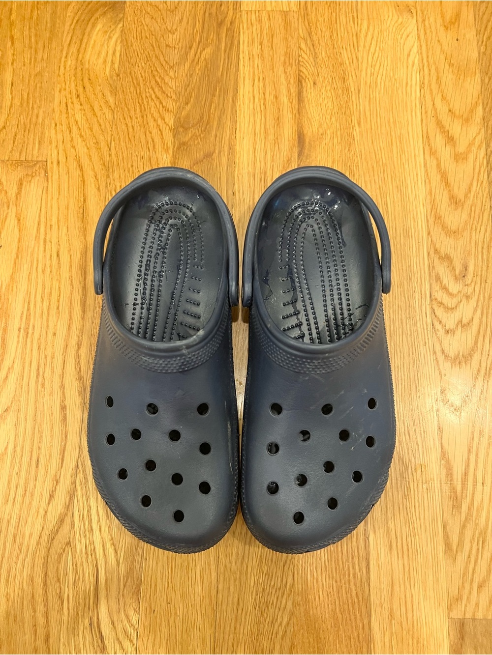 CROCS Men's Dark Navy Slip-On Clogs with Adjustable Heel Strap